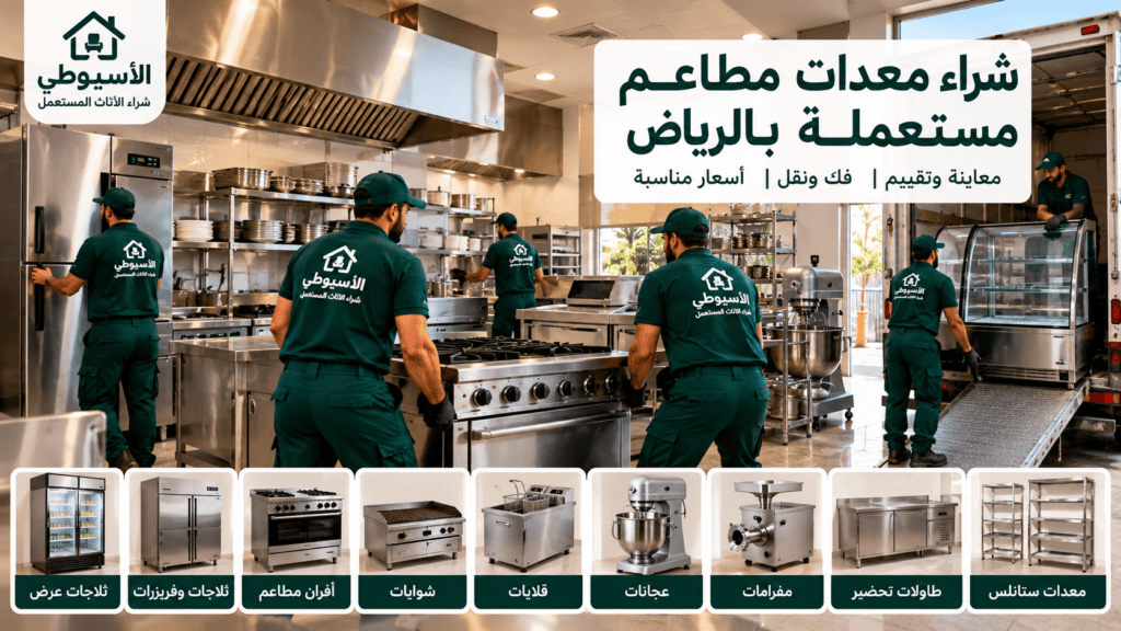 شراء معدات مطاعم مستعملة بالرياض – شركة الأسيوطي