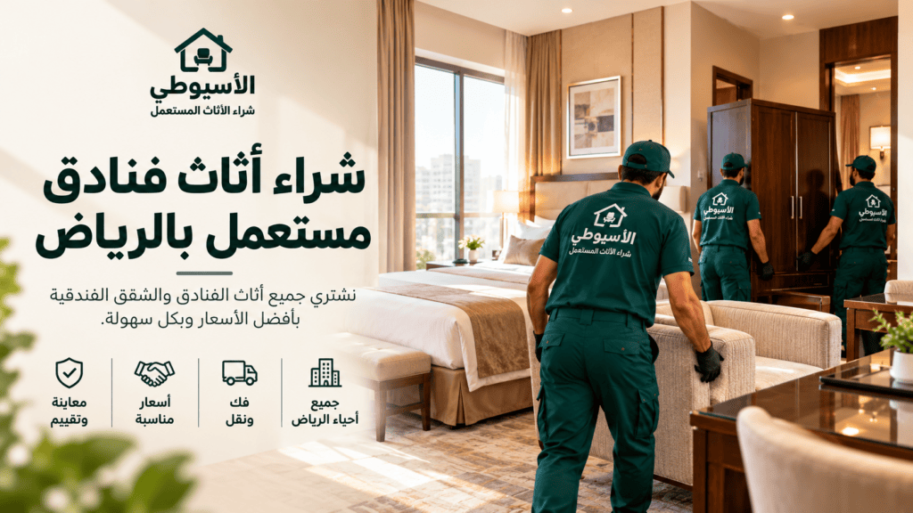 شراء أثاث فنادق مستعمل بالرياض – شركة الأسيوطي